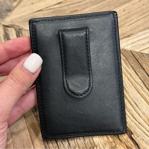 Tumi Contrast Stitch ID Lock Money Clip Card Case - Picture 6 of 6